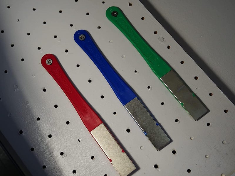 DMT D2K 2.5-Inch Dia-Sharp Diamond Mini-Hone Kit - Set of 3 (Extra-Fine, Fine, Coarse) in Multi-Colour - Image 4